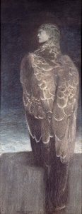 Sleeping Medusa, 1896 (pastel on paper)swed